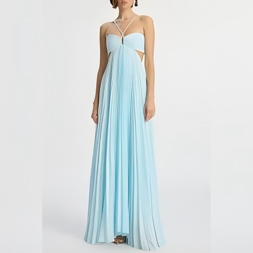 A.L.C. Blue Colorful Ruffled Skirt, Size 6